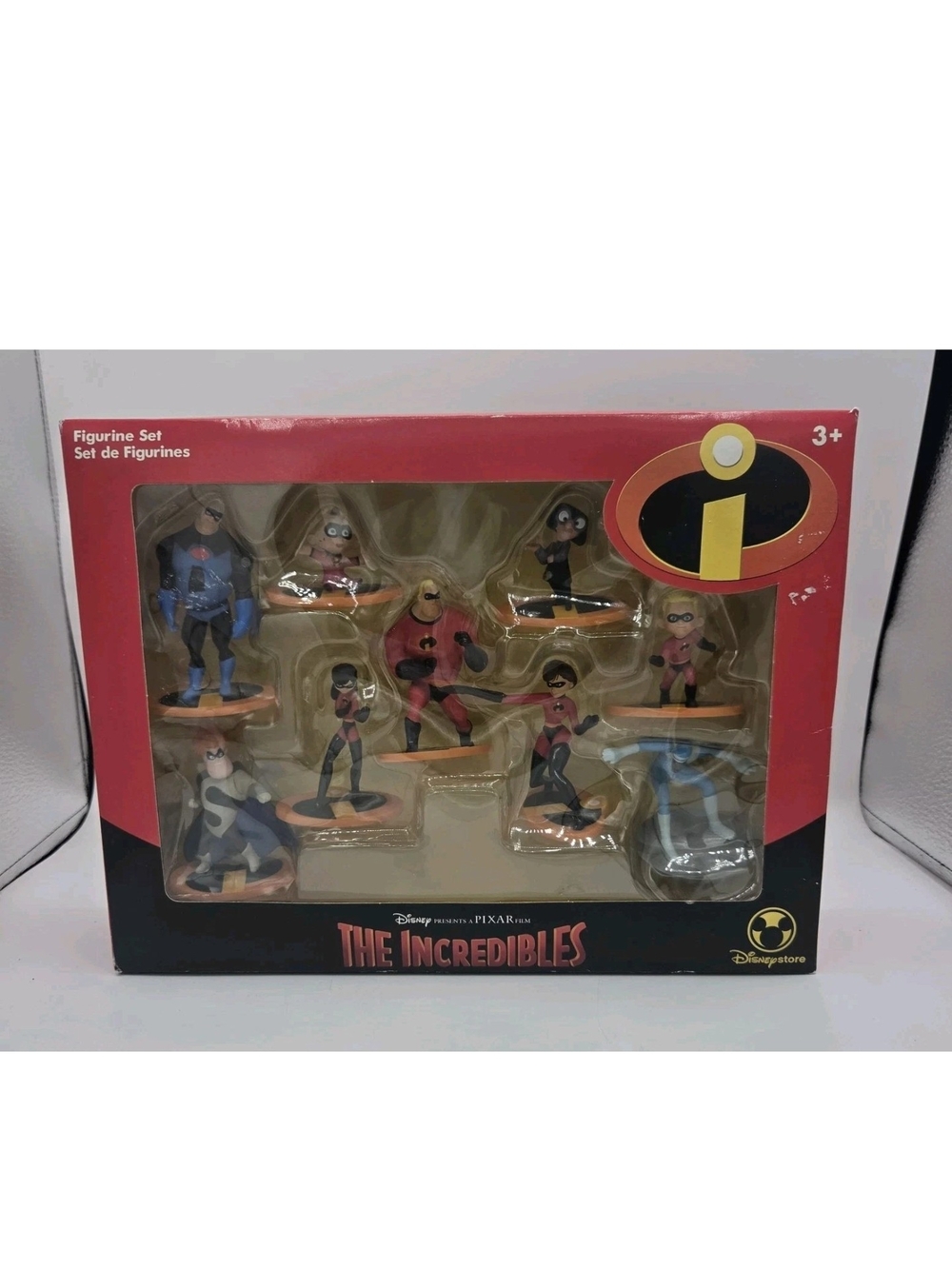 Disney Store - The Incredibles Figurine Set - 9 Piece